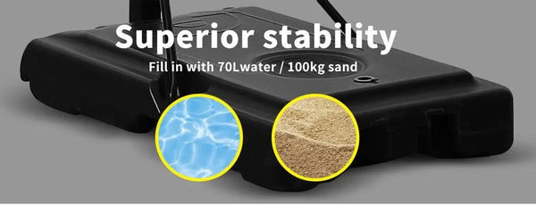 Basketball Hoop Stand Kid Rim Ring System Large Backboard Net Height Adjustable Deals499