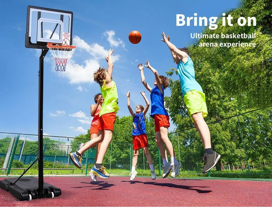 Basketball Hoop Stand Kid Rim Ring System Large Backboard Net Height Adjustable Deals499