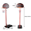 Basketball Hoop Stand System Ring Portable 2.1M Adjustable Height Kids In Ground Deals499
