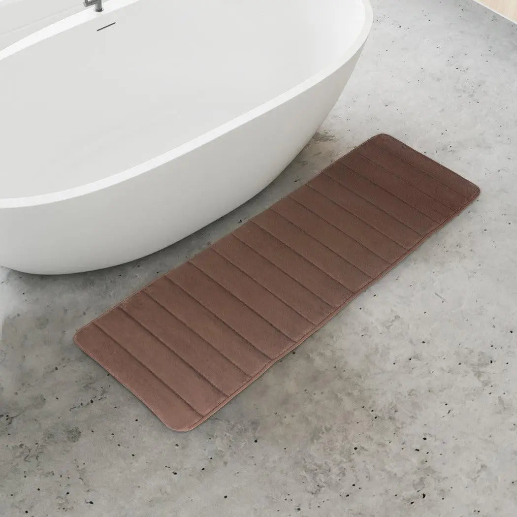 Bath Mat Anti Slip Bathroom Shower Mat Thick Soft Fast Drying 160 x 50 cm Deals499