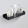 Bathroom 2-Tier Shelves Shower Caddy Wall for Kitchen Toilet Drilling Deals499