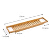 Bathroom Bamboo Bath Caddy Book Wine Glass Holder Tray Over Bathtub Rack Support Deals499