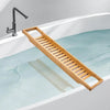 Bathroom Bamboo Bath Caddy Book Wine Glass Holder Tray Over Bathtub Rack Support Deals499