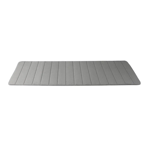 Bathroom Mats Floor Mat Bath Anti Slip Toilet Carpet Meomory Foam Large Grey Deals499