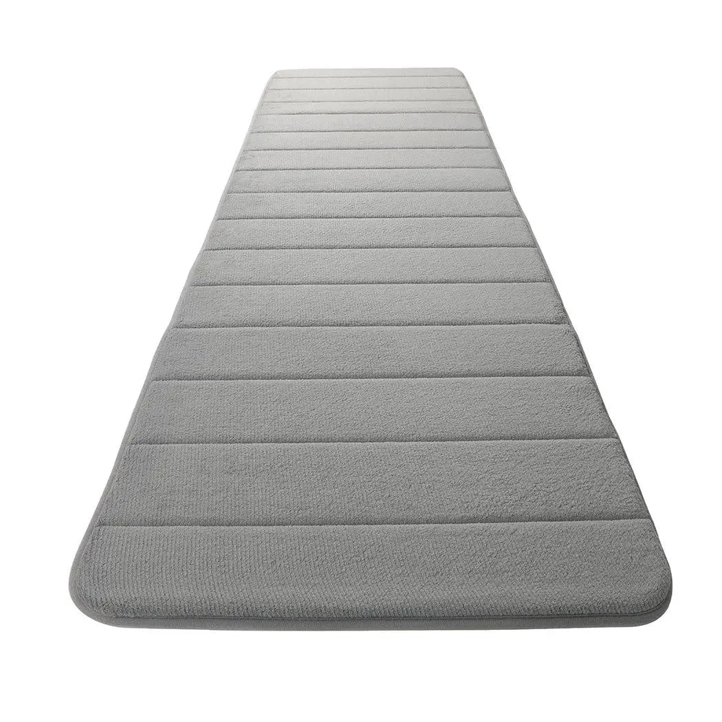 Bathroom Mats Floor Mat Bath Anti Slip Toilet Carpet Meomory Foam Large Grey Deals499