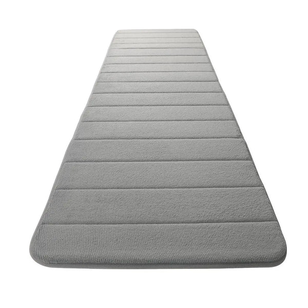 Bathroom Mats Floor Mat Bath Anti Slip Toilet Carpet Meomory Foam Large Grey Deals499