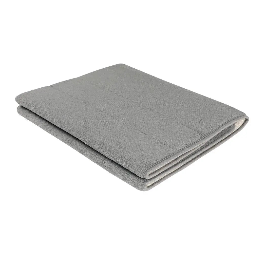 Bathroom Mats Floor Mat Bath Anti Slip Toilet Carpet Meomory Foam Large Grey Deals499