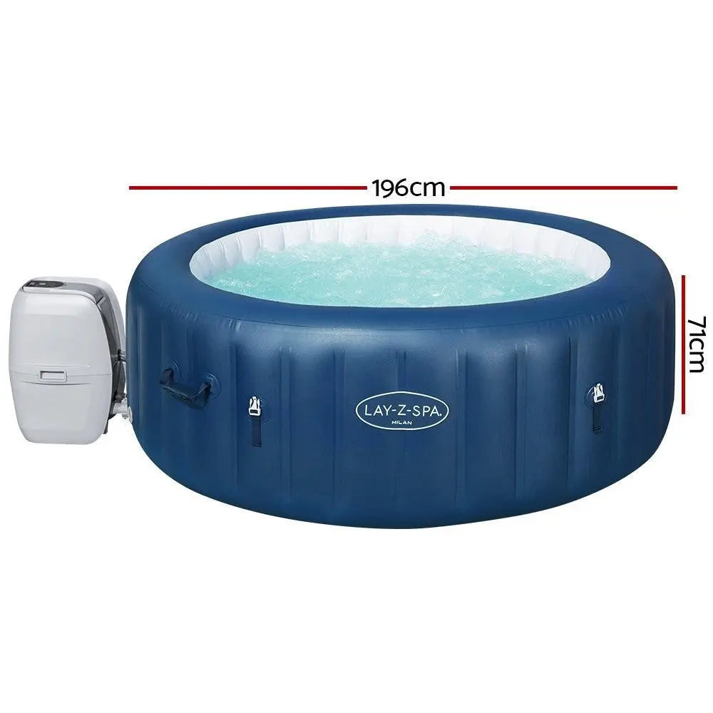 Bestway Inflatable Spa Pool Massage Hot Tub Lay-Z Bath Pools Smart App Control Deals499