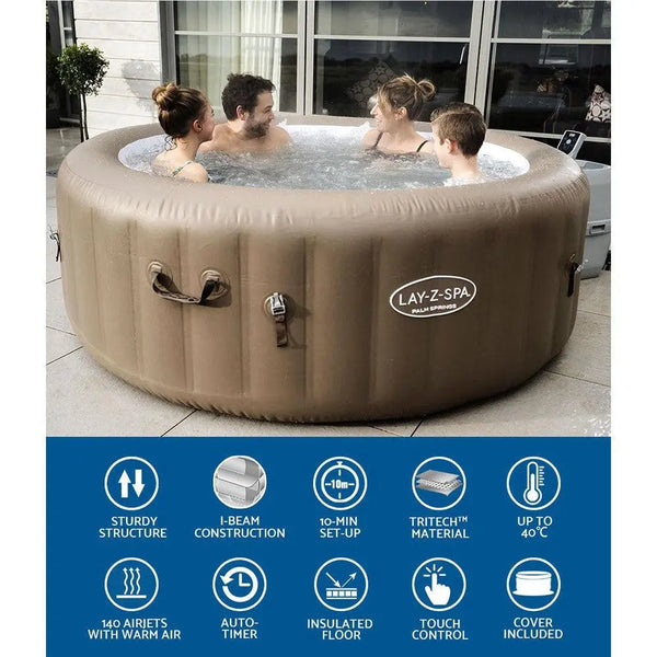 Bestway Inflatable Spa Pool Massage Hot Tub Portable Lay-Z Spa Bath Pools Deals499