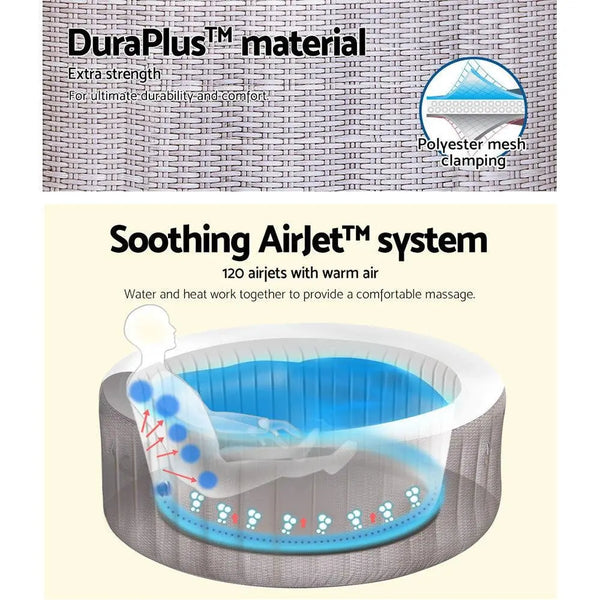 Bestway Spa Pool Massage Hot Tub Inflatable Portable Spa Outdoor Bath Pools Deals499