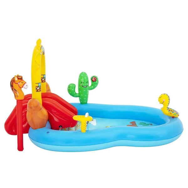 Bestway Swimming Pool Above Ground Inflatable Kids Play Wild West Pools Toy Game Deals499