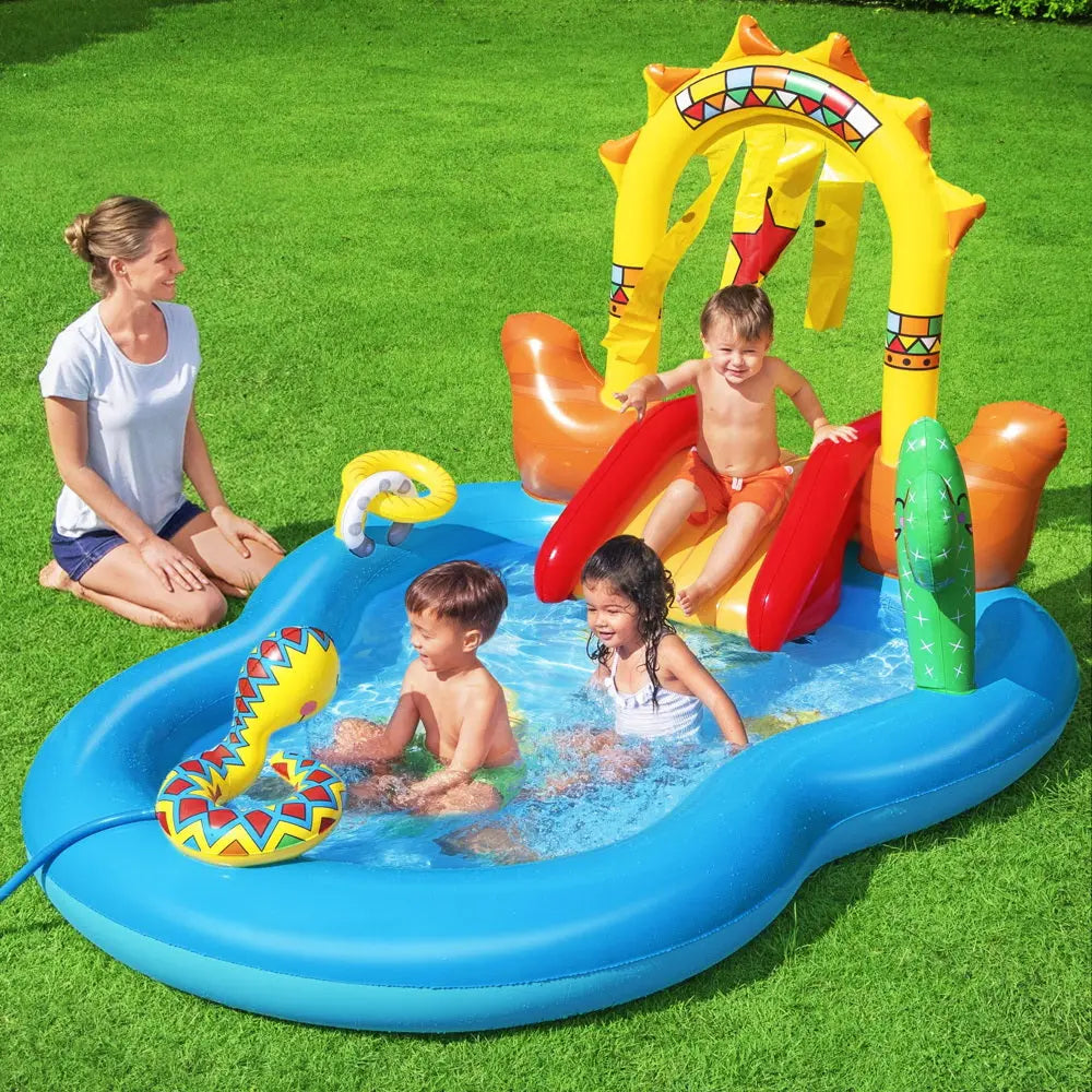Bestway Swimming Pool Above Ground Inflatable Kids Play Wild West Pools Toy Game Deals499