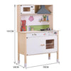 Bo Peep Kids Wooden Kitchen Pretend Play Set Cooking Toys Toddlers Cookware Gift Deals499