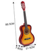 BoPeep 34 Inch Wooden Folk Acoustic Guitar Classical Cutaway Steel String w/ Bag Deals499