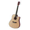 BoPeep 41 Inch Wooden Folk Acoustic Guitar Classical Cutaway Steel String w/ Bag Deals499
