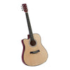 BoPeep 41 Inch Wooden Folk Acoustic Guitar Classical Cutaway Steel String w/ Bag Deals499