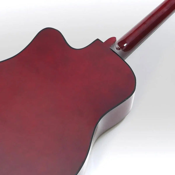 BoPeep 41 Inch Wooden Folk Acoustic Guitar Classical Cutaway Steel String w/ Bag Deals499