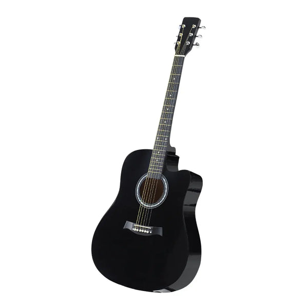 BoPeep 41 Inch Wooden Folk Acoustic Guitar Classical Cutaway Steel String w/ Bag Deals499