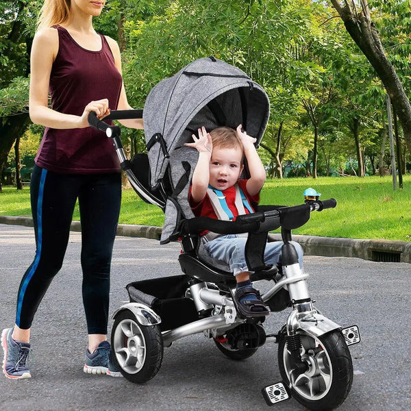 BoPeep 5in1 Kids Tricycle Walker Balance Bike Baby Prams Toddler Stroller Trike Deals499