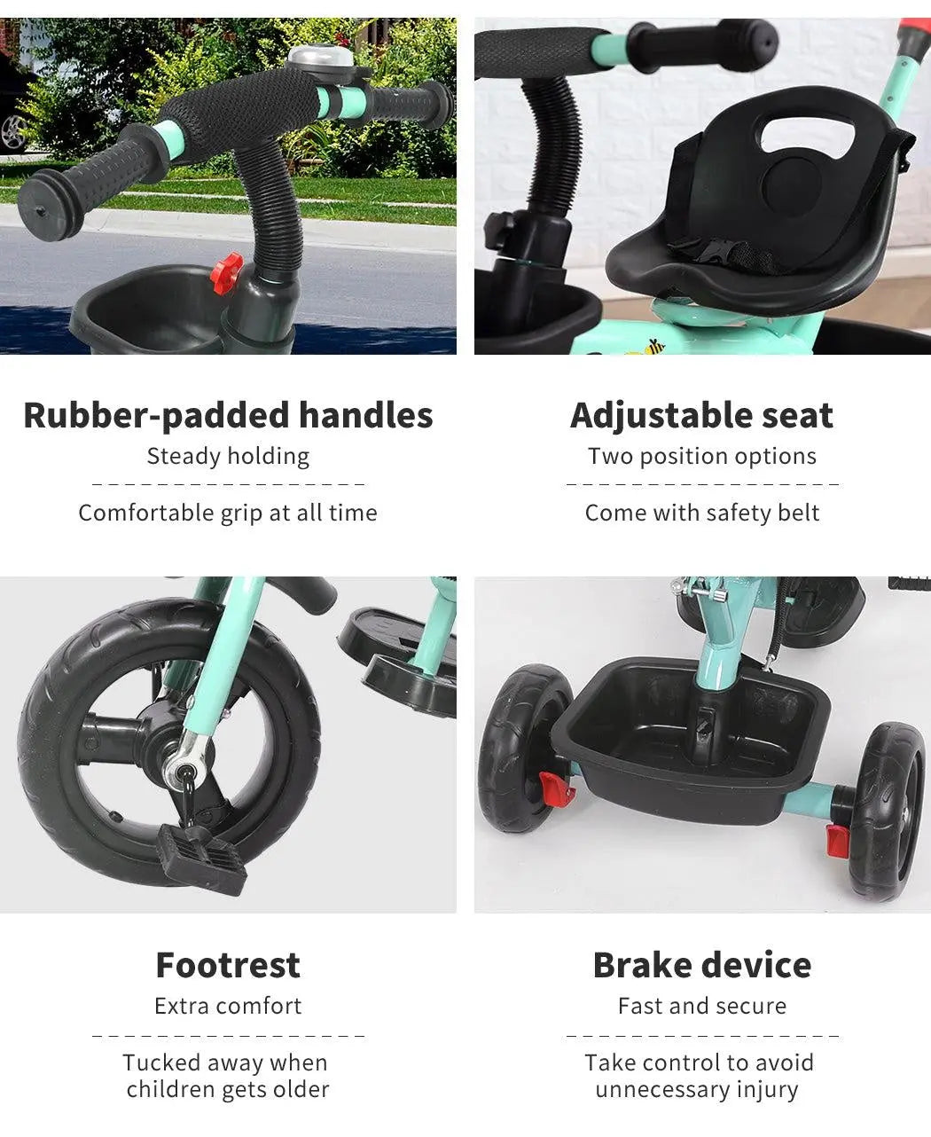 BoPeep Baby Walker Kids Tricycle Ride On Trike Bike Toddler Balance Bicycle Deals499
