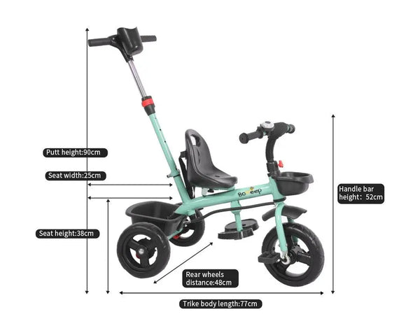 BoPeep Baby Walker Kids Tricycle Ride On Trike Bike Toddler Balance Bicycle Deals499