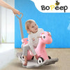 BoPeep Kids 4-in-1 Rocking Horse Toddler Baby Horses Ride On Toy Rocker Pink Deals499