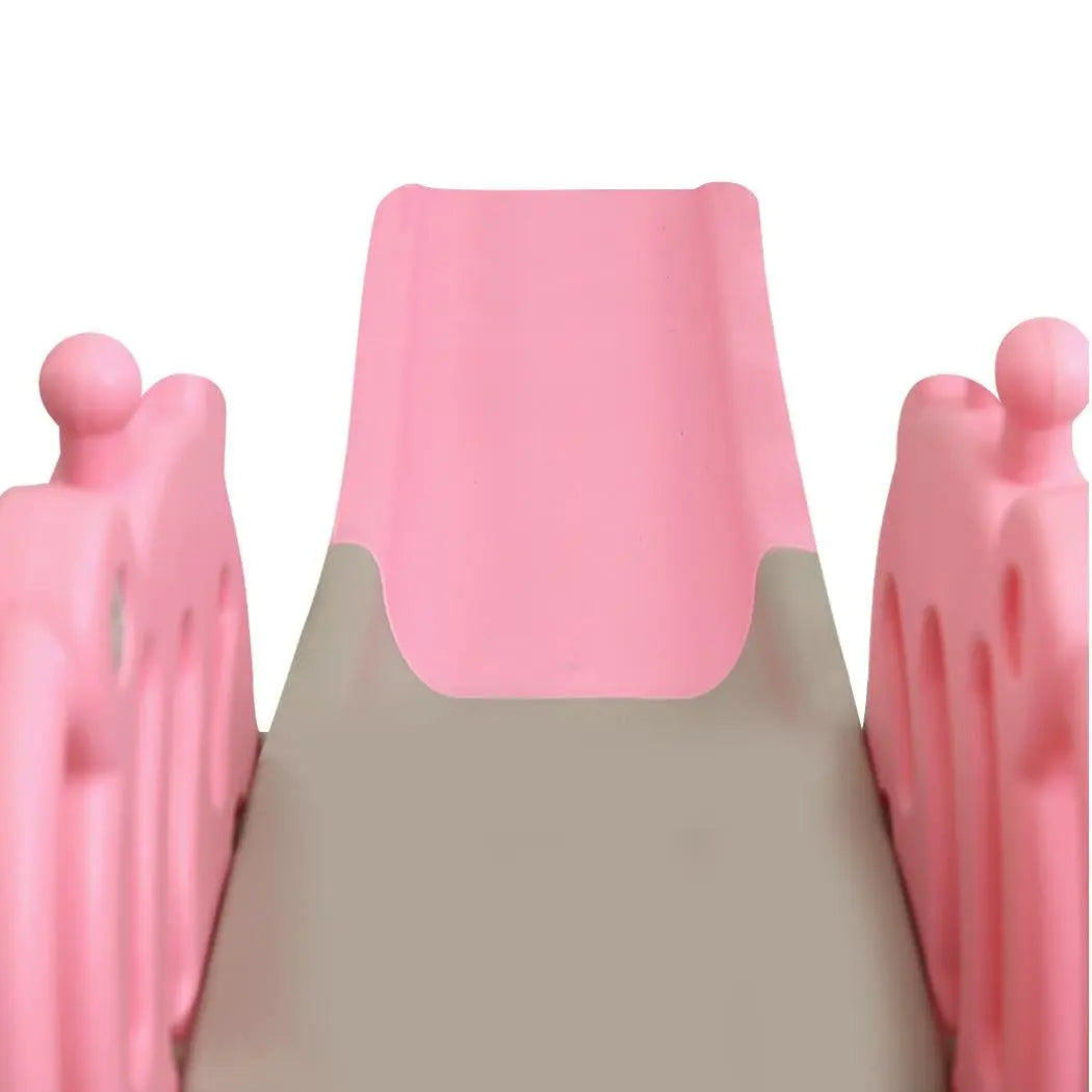 BoPeep Kids Slide Outdoor Basketball Ring Activity Center Toddlers Play Set Pink Deals499