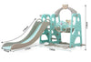 BoPeep Kids Slide Swing Basketball Ring Activity Center Toddlers Play Set Blue Deals499
