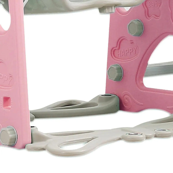 BoPeep Kids Slide Swing Basketball Ring Activity Center Toddlers Play Set Pink Deals499