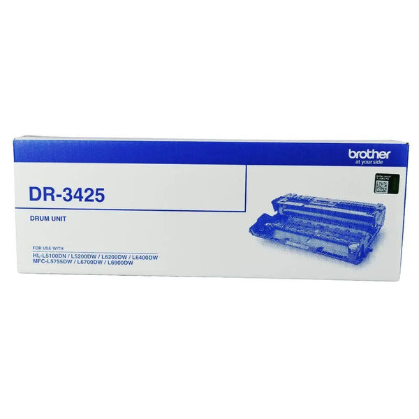 Brother DR-3425 Drum Unit -To Suit HL-L5100DN/L5200DW/L6200DW/L6400DW & MFC-L5755DW/L6700DW/L6900DW BROTHER