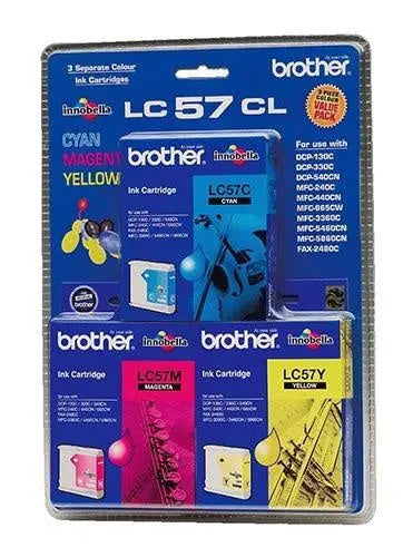 Brother LC-57 Colour Value Pack for DCP130/330C/7820N BROTHER