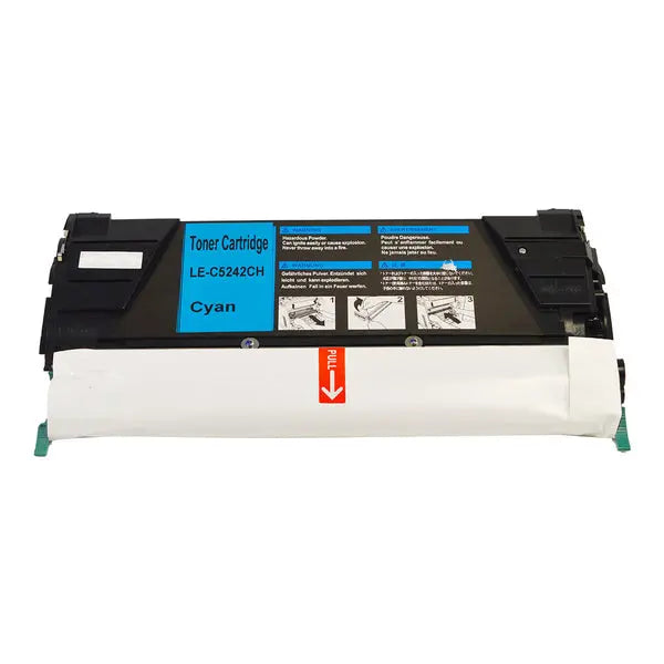 C5240CH Cyan Generic Toner Cartridge LEXMARK