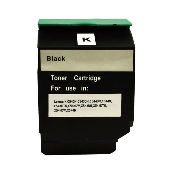 C544B C544XIKG Premium Generic Black Toner LEXMARK