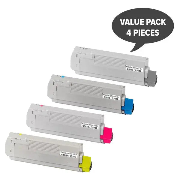C5850 Series Generic Toner Set OKI