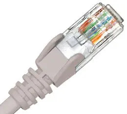 CABAC 1m CAT6 RJ45 LAN Ethenet Network Grey Patch Lead CABAC