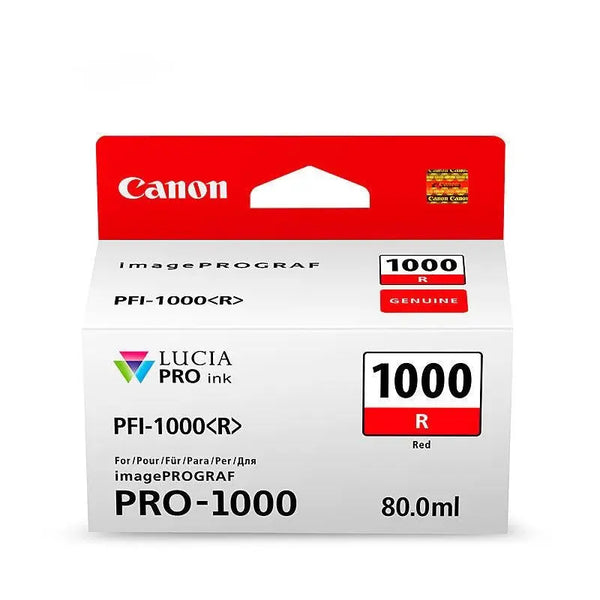 CANON PFI1000 Red Ink Cartridge CANON