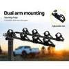 Giantz Bike Carrier 4 Bicycle Car Rear Rack Hitch Mount 2" Towbar Foldable Steel Deals499