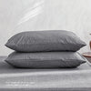 Cosy Club Duvet Cover Quilt Set Flat Cover Pillow Case Essential Black Double Deals499
