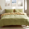 Cosy Club Duvet Cover Quilt Set Double Flat Cover Pillow Case Yellow Inspired Double Deals499