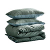 Cosy Club Duvet Cover Quilt Set Doona Cover Pillow Case Blue Lagoon SINGLE Deals499