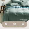 Cosy Club Duvet Cover Quilt Set Doona Cover Pillow Case Blue Lagoon SINGLE Deals499