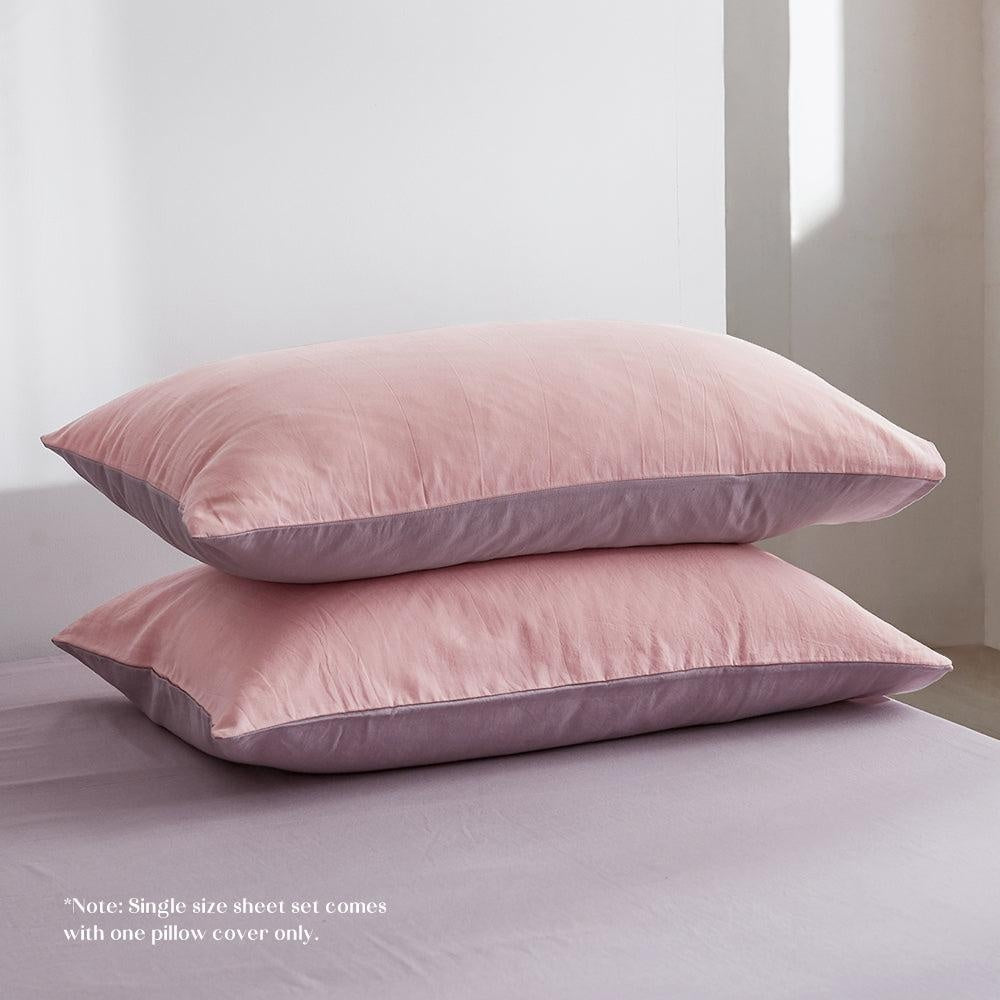 Cosy Club Duvet Cover Quilt Set Doona Cover Pillow Case Candy Floss SINGLE Deals499
