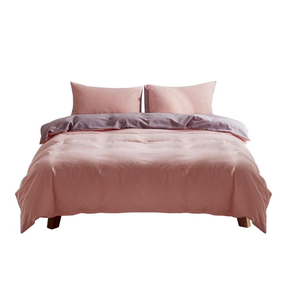 Cosy Club Duvet Cover Quilt Set Doona Cover Pillow Case Candy Floss SINGLE Deals499