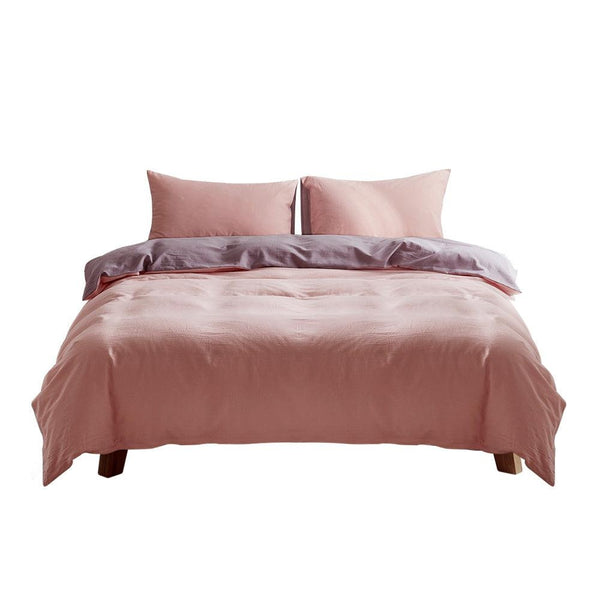 Cosy Club Duvet Cover Quilt Set Doona Cover Pillow Case Candy Floss SINGLE Deals499