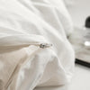 Cosy Club Duvet Cover Quilt Set Flat Cover Pillow Case Essential White Single Deals499