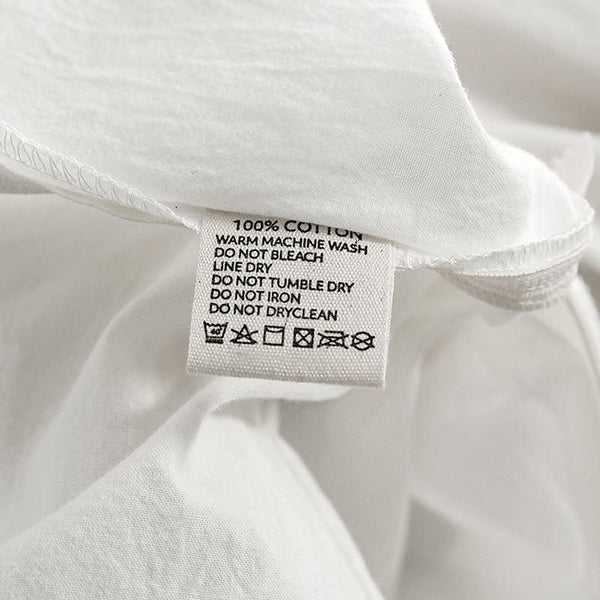 Cosy Club Duvet Cover Quilt Set Flat Cover Pillow Case Essential White Single Deals499