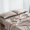 Cosy Club Sheet Set Cotton Sheets King Green Beige Deals499