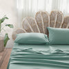 Cosy Club Sheet Set Bed Sheets Set Queen Flat Cover Pillow Case Green Essential Deals499