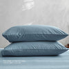 Cosy Club Sheet Set Bed Sheets Set Single Flat Cover Pillow Case Blue Essential Deals499