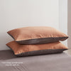 Cosy Club Sheet Set Cotton Sheets Single Orange Brown Deals499